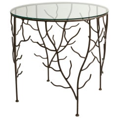 French Forged Metal Table