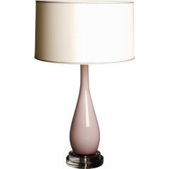 Vintage Lavender Murano Lamp