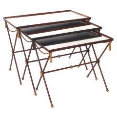 Painted and Mirror Nesting Tables
