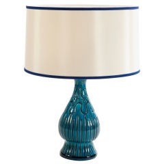 Vibrant Blue Accolay Lamp
