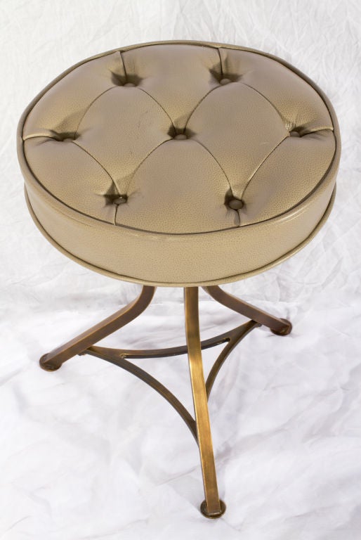 Bronze Stool In Excellent Condition In Aspen, CO