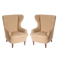 Vintage Pair of French Arm Chairs