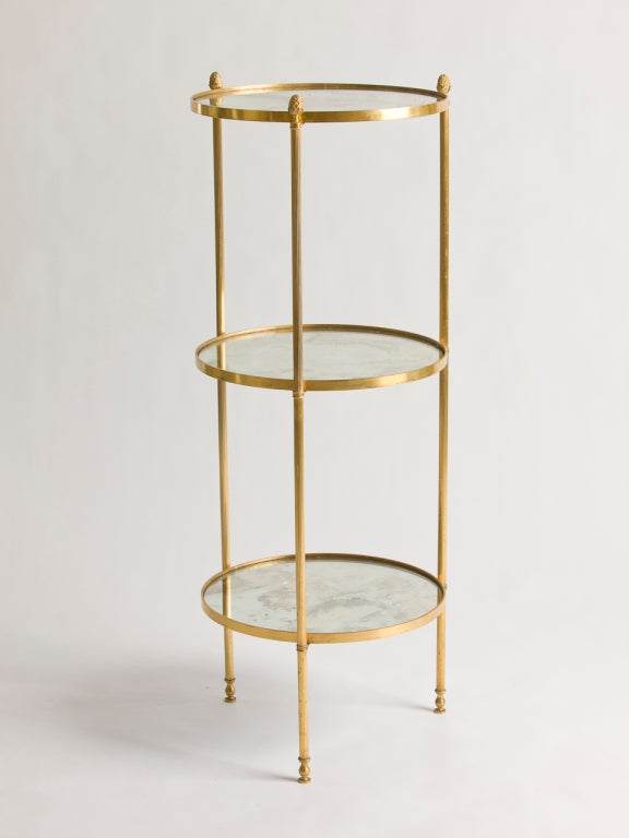 Three Tier Circular Etagere