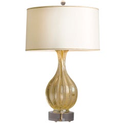 Gold Murano Lamp