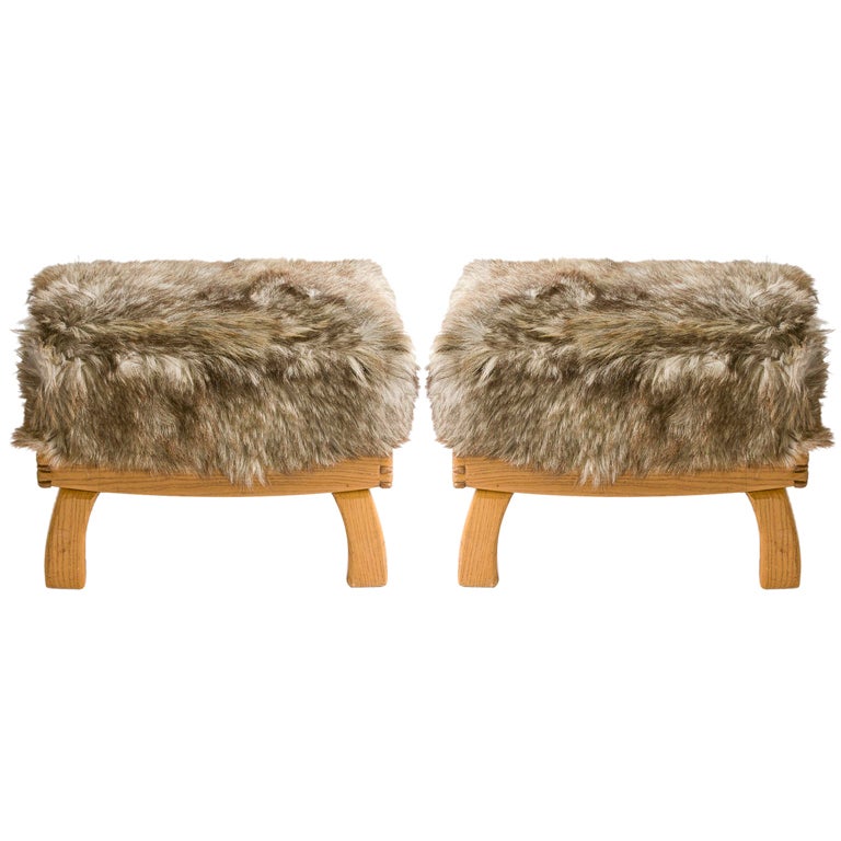 Pair of Custom Chalet Benches