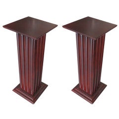 Pair of American Art Deco Pedestals