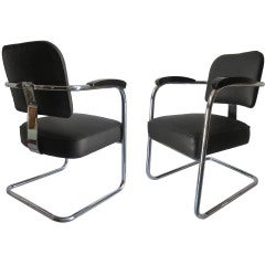 Pair of Chairs by Salvatore Bevelacqua for McKay