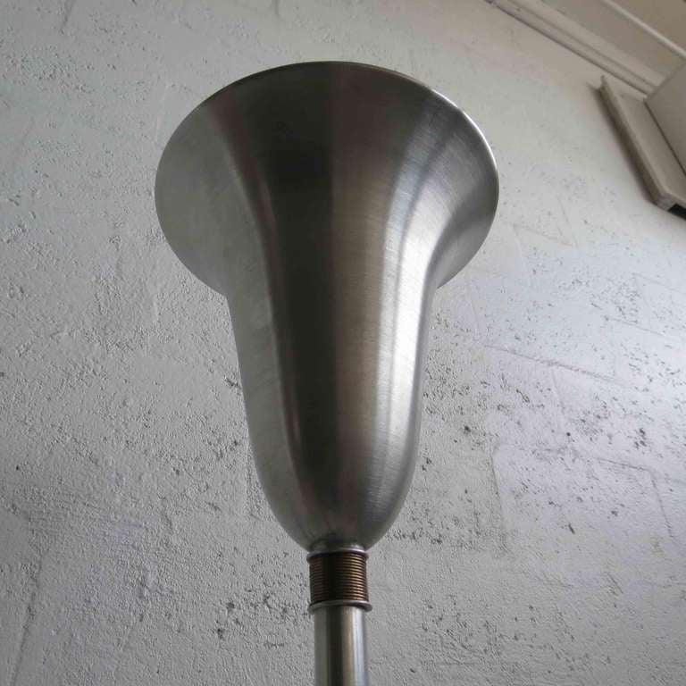 American Art Deco Torchiere or Floor Lamp by Russel Wright In Excellent Condition For Sale In Coral Gables, FL