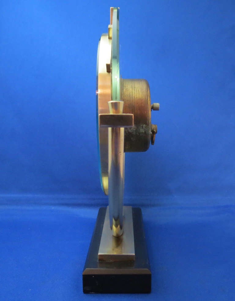 20th Century Fine French Art Deco Eight-Day Clock by Bayard For Sale