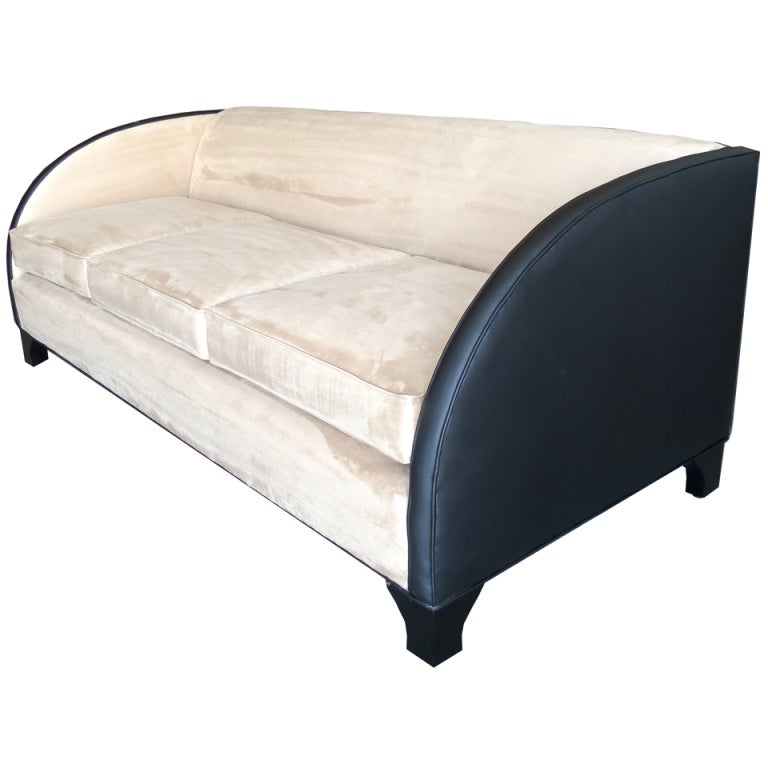 American Art Deco Couch by Modernage New York For Sale at 1stDibs