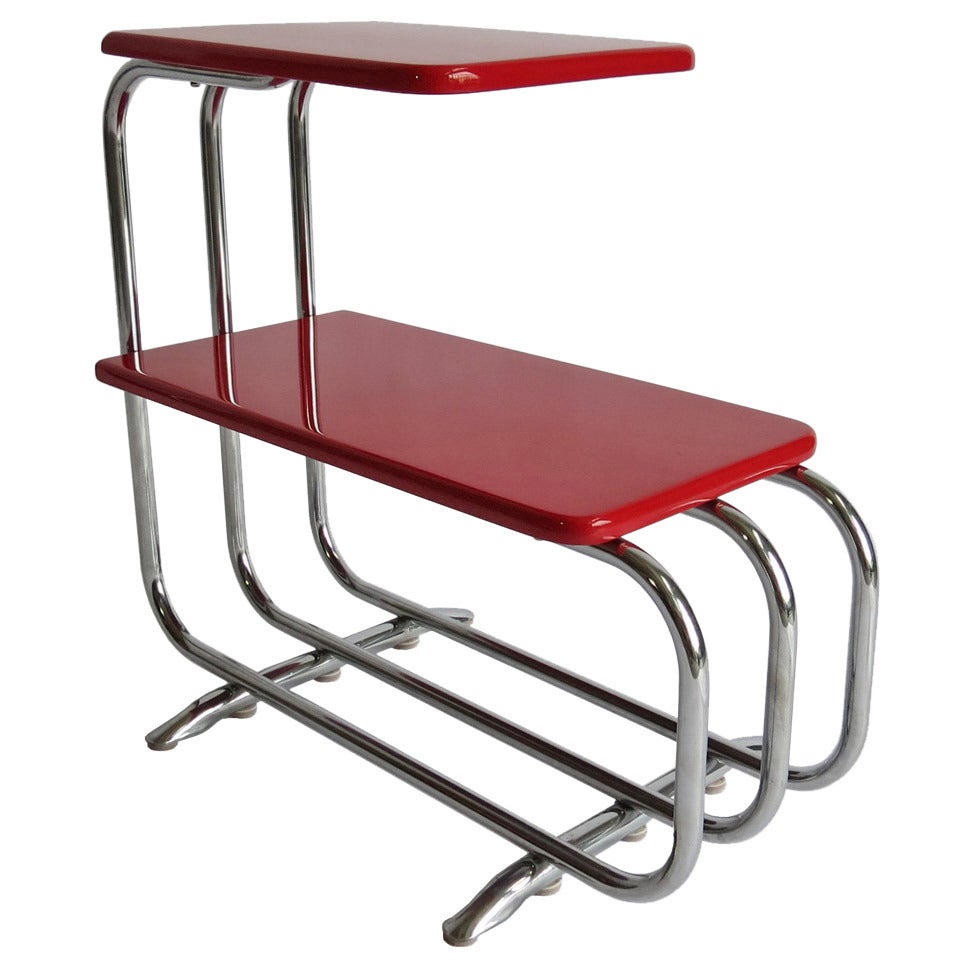 Alfons Bach American Art Deco Side Table