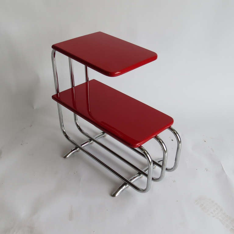 Alfons Bach American Art Deco Side Table 1