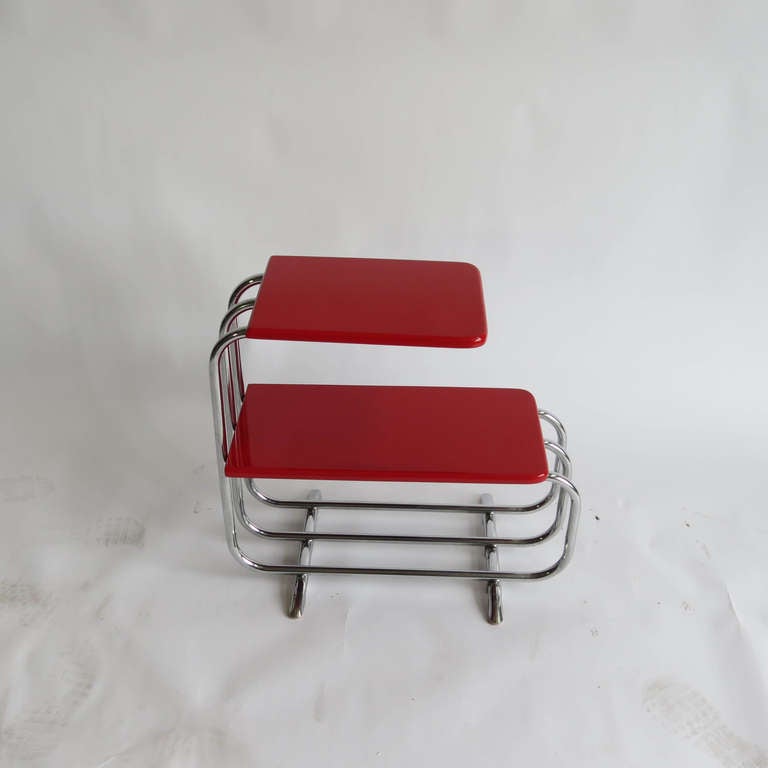Alfons Bach American Art Deco Side Table 3