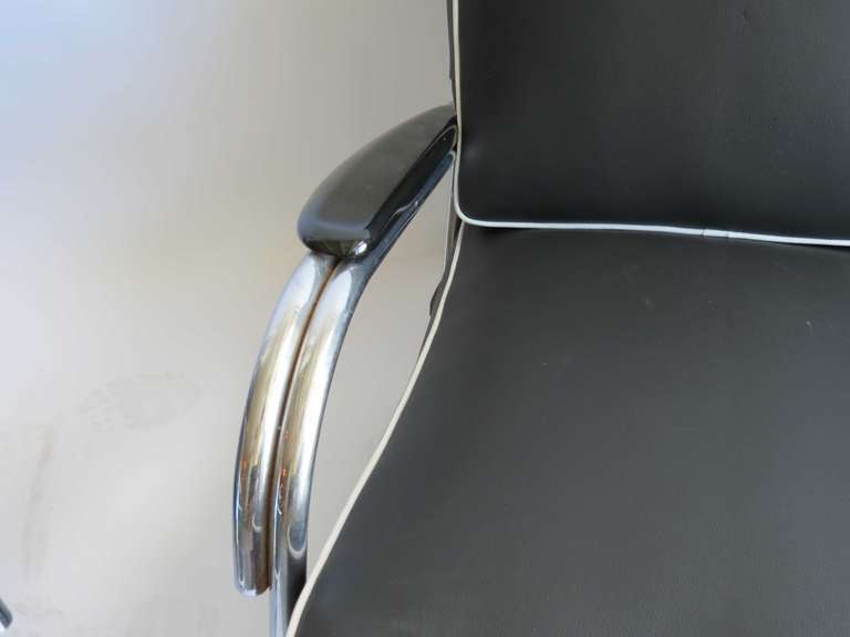 Kem Weber American Art Deco Chair and Settee Davenport For Sale 1
