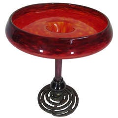 French Art Deco Charles Schneider Art Deco Compote