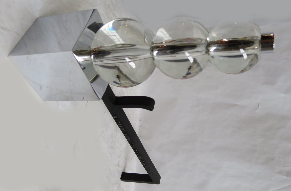 Elegant American Art Deco Fire Tools and Andirons Set