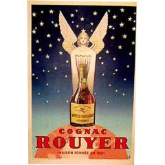 Vintage Cognac Rouyer French Art Deco Poster