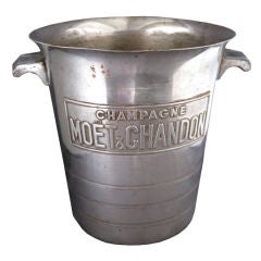 Vintage French Art Deco Moet & Chandon Champagne Bucket