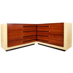 Pair of GILBERT ROHDE American Art Deco Chests
