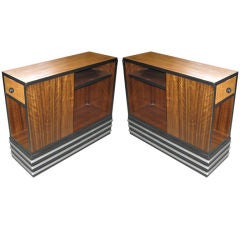 Pair of Paul Frankl American Art Deco Sofa Side Tables
