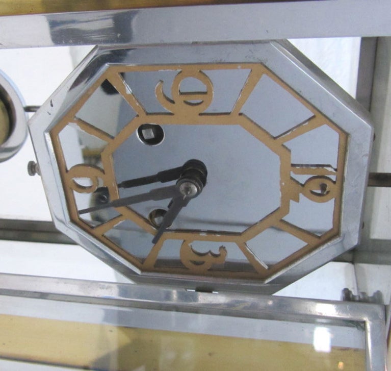 F MARTIN French Art Deco Table or Mantel Clock 2