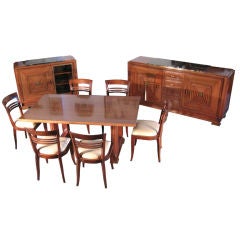 Used Maxime Old French Art Deco Dining Room Suite