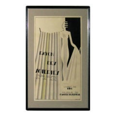 French Art Deco Poster by Maurice Dufrene