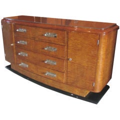 French Art Deco Rosewood Sideboard Buffet