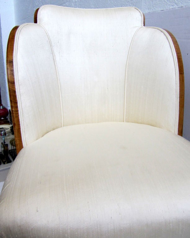 20th Century Set of Four English Art deco “Cloud” Chairs For Sale