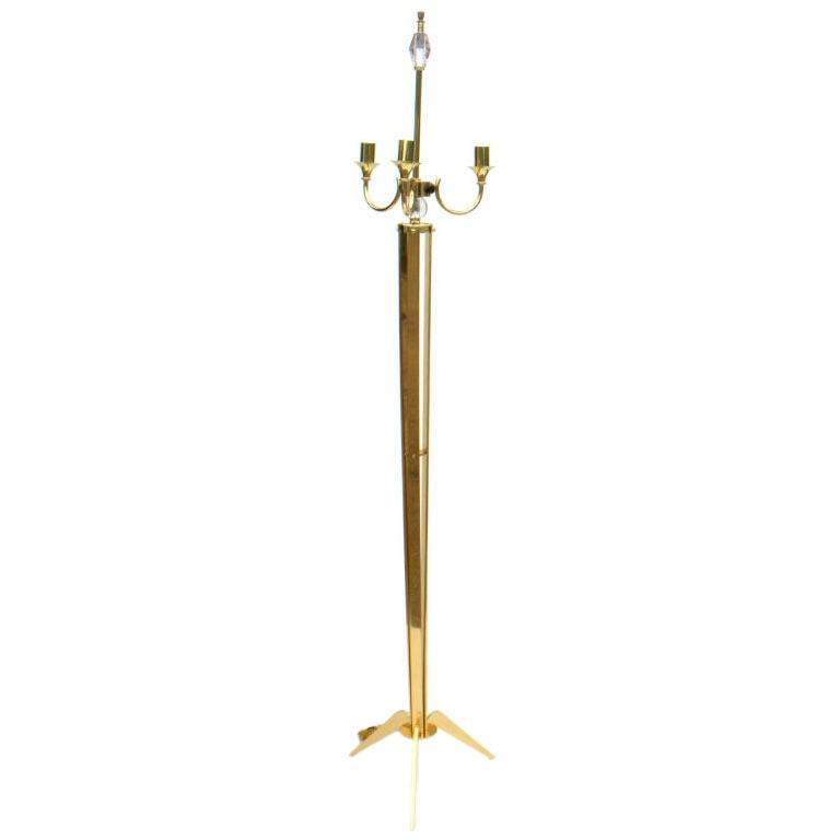 French Design Brass Floor lamp