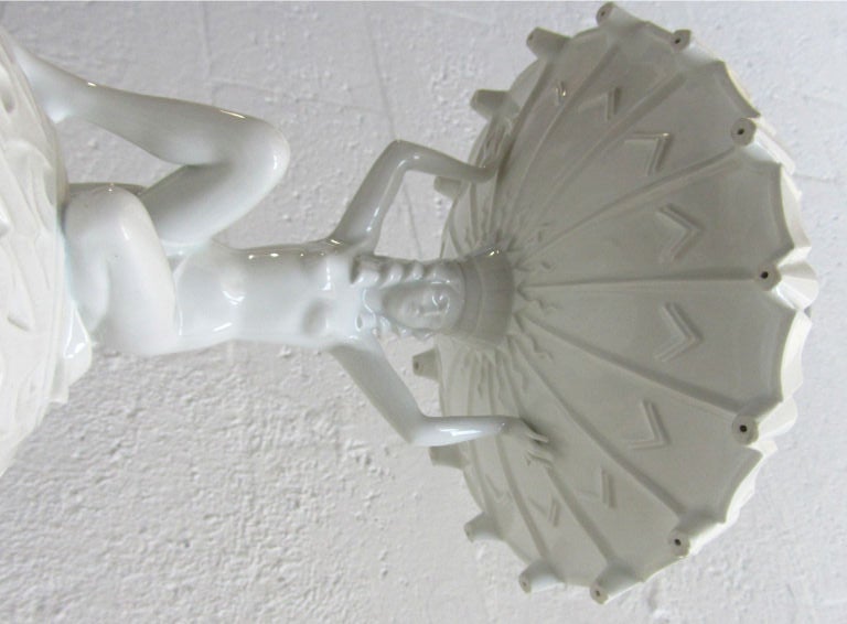 Art Deco Porcelain Fountain by Rosenthal