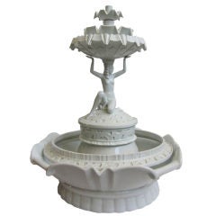 Art Deco Porcelain Fountain by Rosenthal