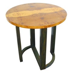 Vintage Donald Deskey American Art Deco Occasional Table for Hastings