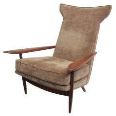George Nakashima  Mid Century Modern Design Hi-Back Lounge Chair