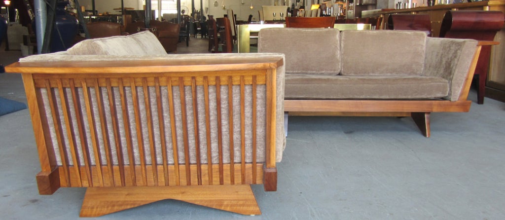 Mid-20th Century Mid Century Modern Design George Nakashima Long Sofa