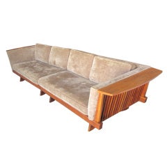 Mid Century Modern Design George Nakashima Long Sofa