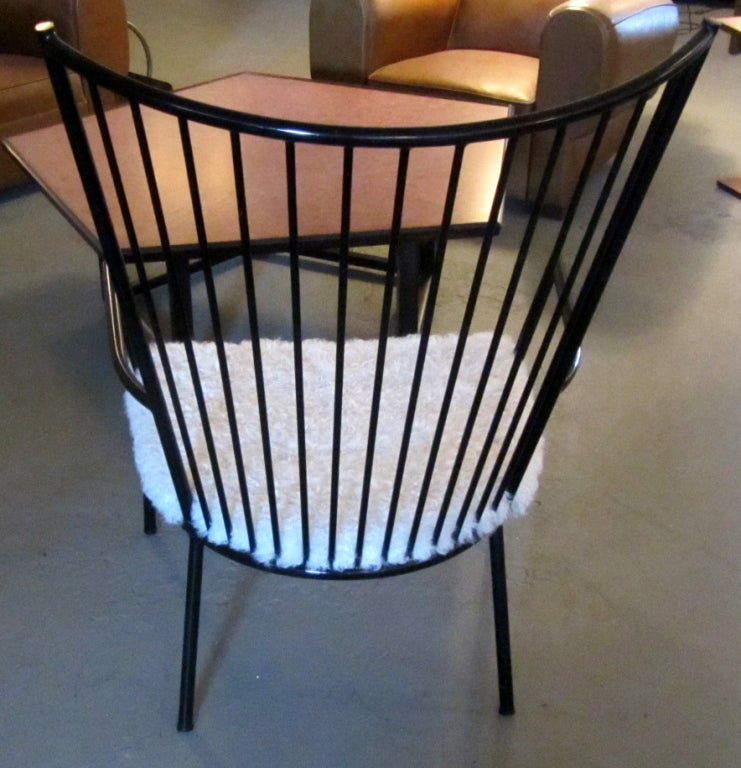 20th Century French Mid-Century Modern Design Arm Chair For Sale