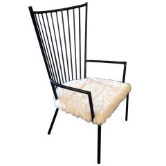 French Mid-Century Modern Design Arm Chair
