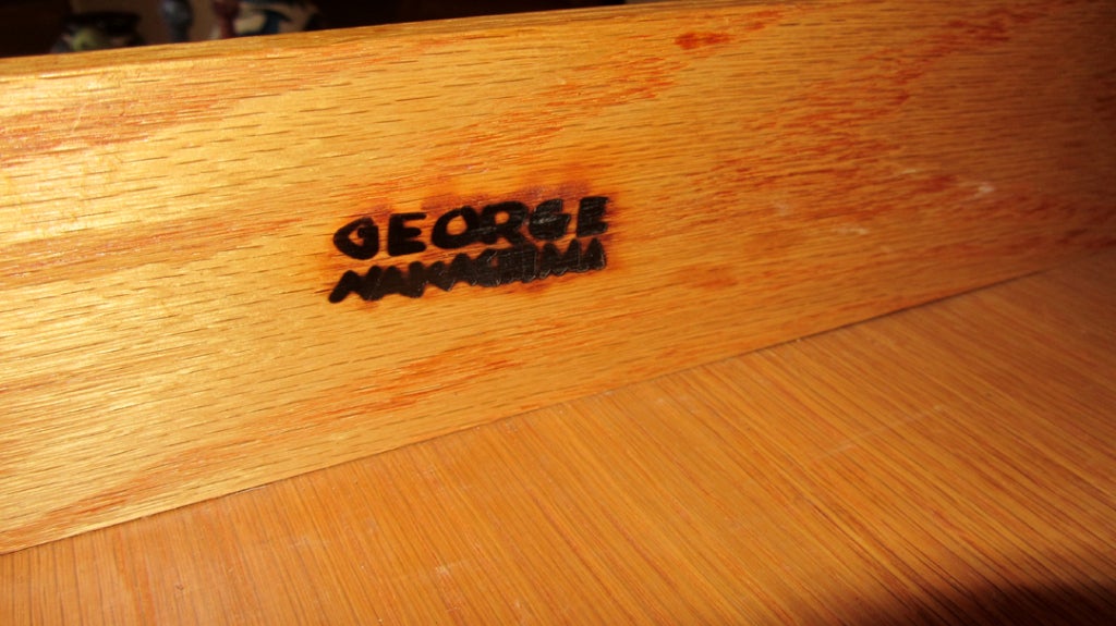 American George Nakashima Mid Century Modern Design Seven  Drawer Chest For Sale