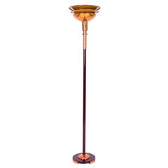 Gilbert Rohde American Art Deco Torchiere Floor Lamp