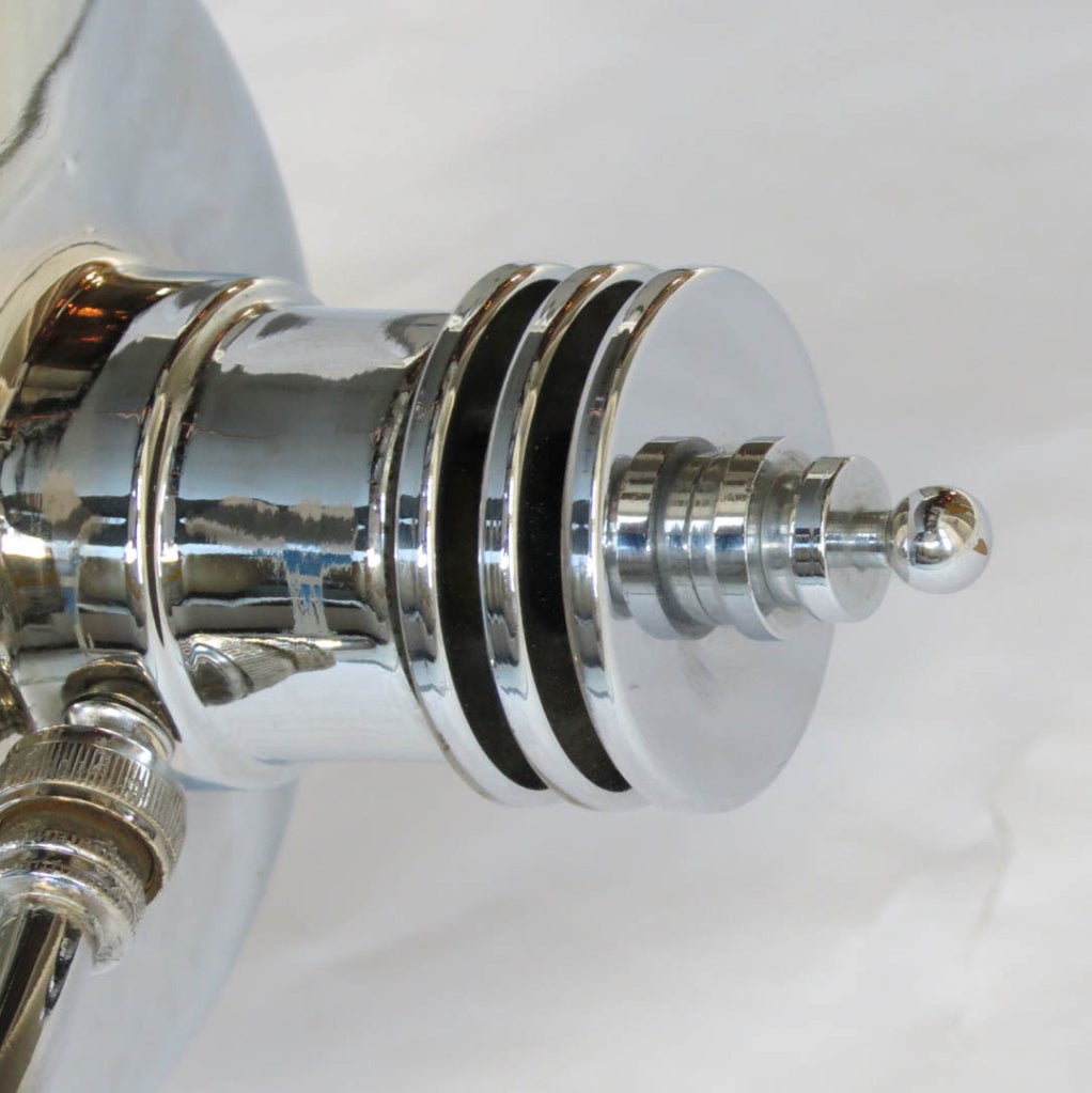 Markel American Art Deco Swivel Shade Table Lamp