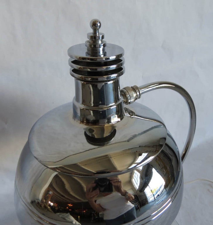Markel American Art Deco Swivel Shade Table Lamp For Sale 1