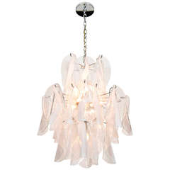Mazzega Chandelier by Camer