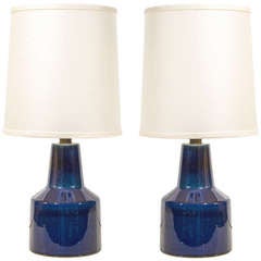 Pair of Petite Boudoir Lamps by Lotte and Bostlund