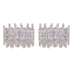 Vintage Pair of Icicle Wall Sconces