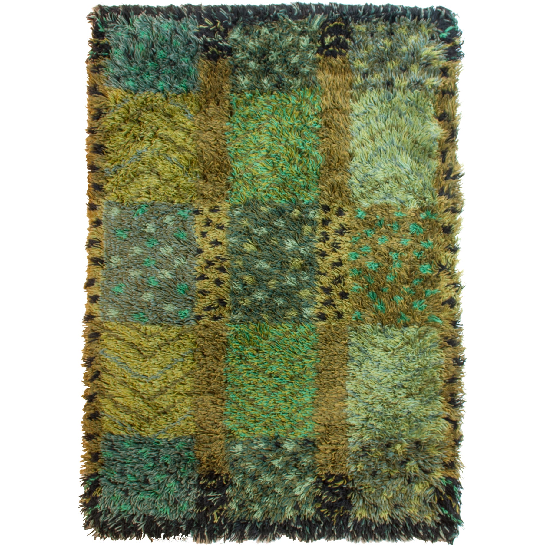 Swedish mid-century "rya" rug designed by Marianne Richter