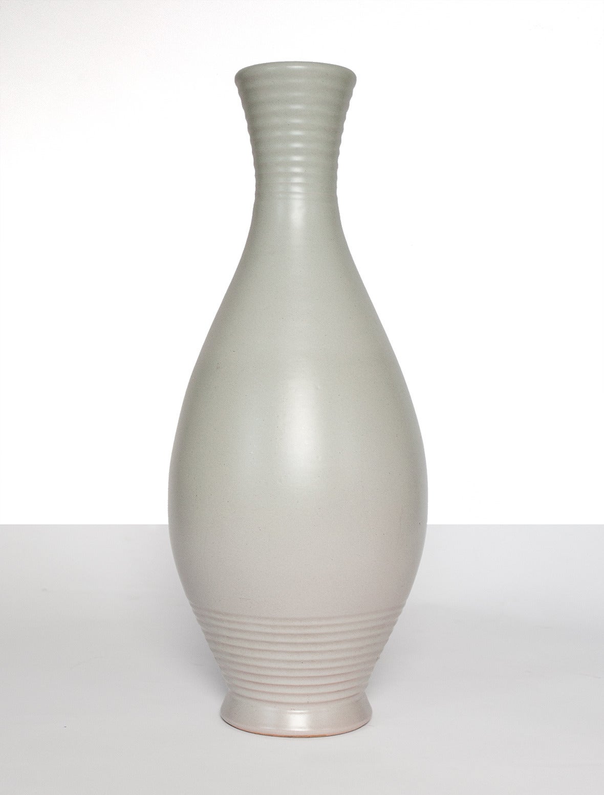 Ceramic Large Swedish Art Deco Vases by Artist Ewald Dahlskog