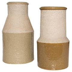 Large studio vases in Chamotte by Hertha Bengtsson for Rorstrand