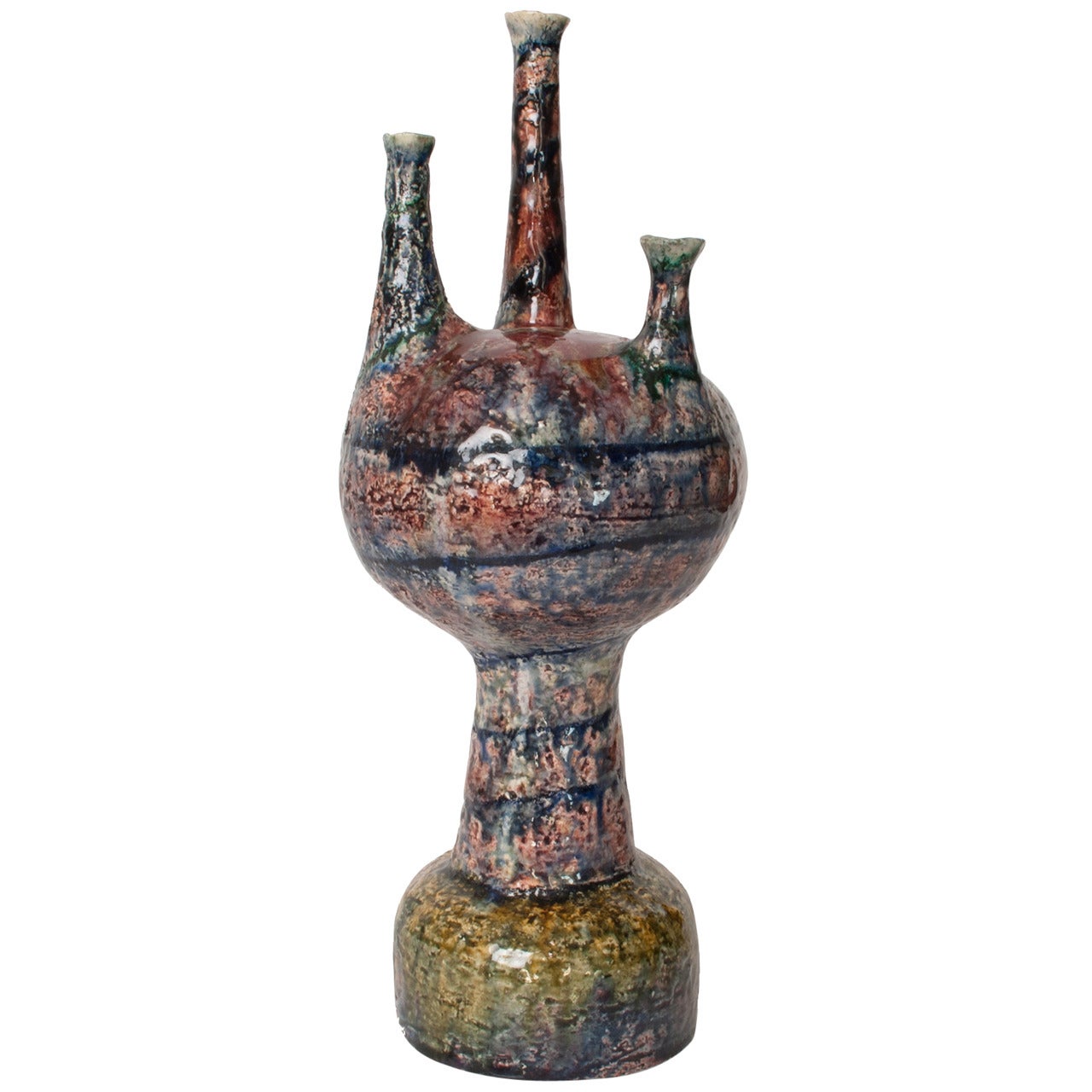 Italian Mid-Century Abstract Studio Vases from Scaruni