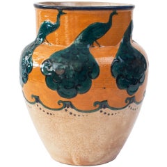 Swedish Art Nouveau ceramic vase by Alf Wallander, Rorstrand.